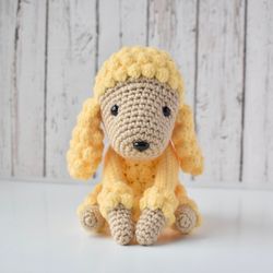 Reina, the poodle - Crochet Pattern, PDF English and Spanish Pattern