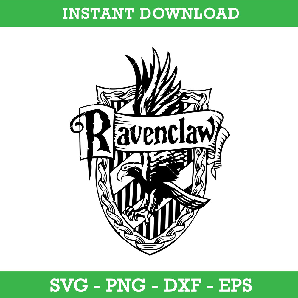 Green-store-MK-Ravenclaw-Crest-Outline.jpeg