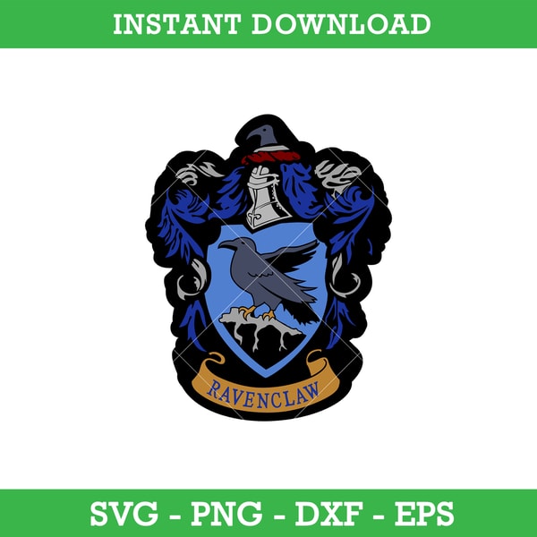 Ravenclaw Crest Coloring Page