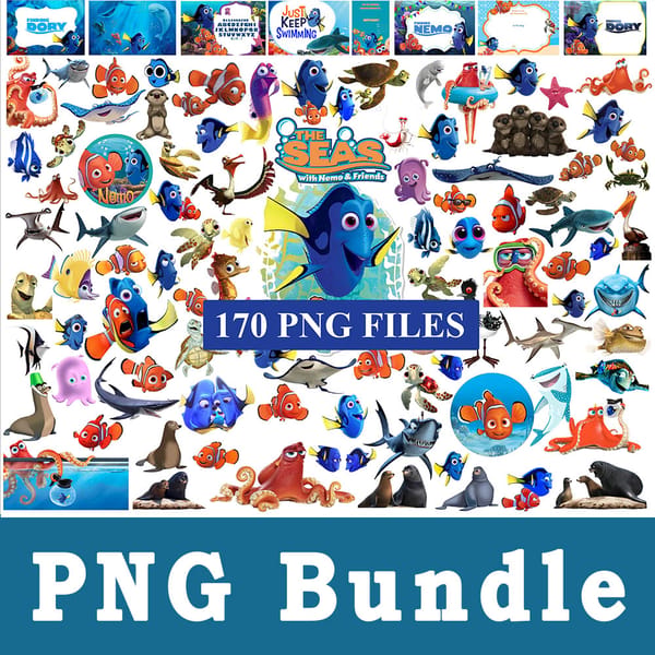 Nemo Dory Png, Nemo Dory Bundle Png, cliparts, Printable - Inspire Uplift Nemo Dory Png, Nemo Dory Bundle Png, cliparts, Printable - Inspire Uplift