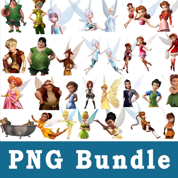 Tinker Binker Tinker Bell Png, Tinker Bell Bundle Png, cliparts, Printable | Inspire ...