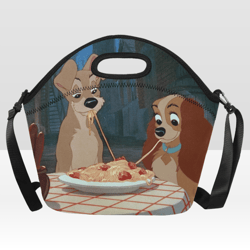 Lady and Tramp Neoprene Lunch Bag, Lunch Box