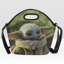 Baby Yoda Neoprene Lunch Bag, Lunch Box