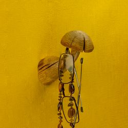 Mushroom Hook, mushroom wall hook, wall hook rack, holder bracelet, Decor Oak, hooks art wood,