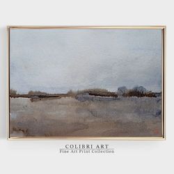 minimalist printable wall art muted scandinavian painting landscape neutral art print digital file instant download n2