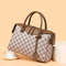 1Womens Geometric Pattern Top Handle Bag With Bag Charm.jpg