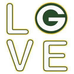 Green Bay Packers Love Svg, Sport Svg, Green Bay Packers Svg, Green Bay Packers Football Svg, Green Bay Packers Schedule