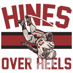 Hines Over Heels Svg, Sport Svg, Nyheim Hines Svg, Nyheim Hines Over Heels Svg, Nyheim Hines Fans Svg, Football Players
