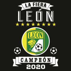 La Fiera Leon Campeon 2020 Svg, Sport Svg, Soccer Svg, La Fiera Leon Svg, La Fiera Leon Lovers Svg, La Fiera Leon Gifts
