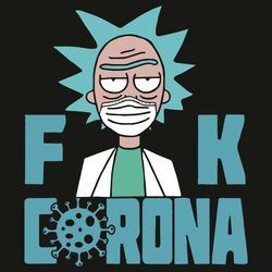 Fuck Corona Svg, Trending Svg, Rick Svg, Morty Fuck Corona Svg, Corona Virut Svg, Funny Doctor Svg, Face Mask 2020, Coro