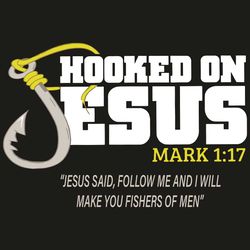 Hoocked On Jesus Svg, Trending Svg, Hoocked Svg, Jesus Svg, Fishing Svg, Fish Svg, Fishing Love Svg, Fishing Hoocked Svg