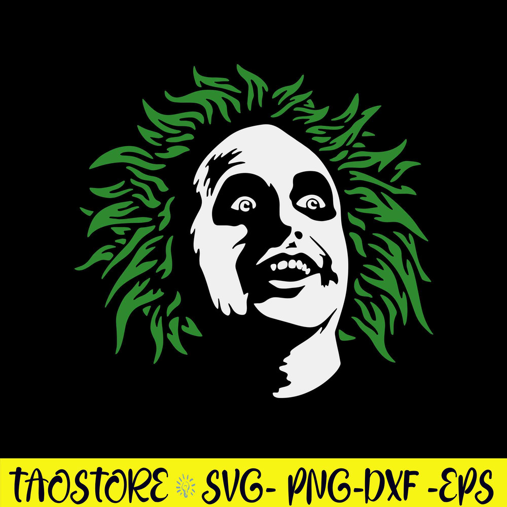 Beetlejuice Face Svg, Beetlejuice Horror Svg, Halloween Svg, Png Dxf Eps File.jpg