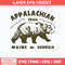 Appalachian Trail Maine Georgia Svg , Bear Svg, Png Dxf Eps Digital File.jpg