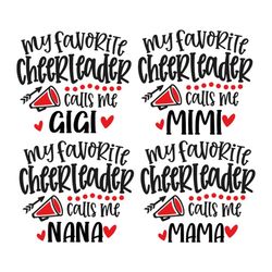 my favorite cheerleader calls me mom svg, cheerleader mom svg