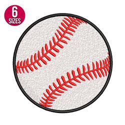 Baseball embroidery design, Machine embroidery design, Instant Download
