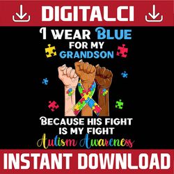 autism awareness grandpa grandma, autistic rise hands png sublimation design