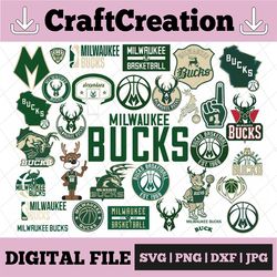 32 files milwaukee bucks svg, nba svg,milwaukee svg, bucks svg, svg nba svg, basketball clipart, svg for cricut , svg fo