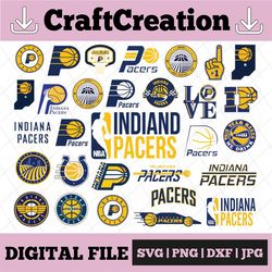 31 files nba indiana pacers svg, nba teams logo bundle svg, nba svg, nba svg, basketball clipart, svg for cricut , svg
