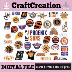 38 files nba phoenix suns, phoenix suns svg,basketball bundle svg,nba svg, nba svg, basketball clipart, svg for cricut ,