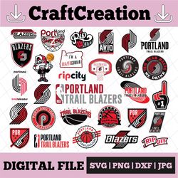 30 files nba portland trail blazers svg,portland svg,trail svg, blazers svg, basketball bundle svg,nba svg, nba svg, bas