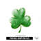 Watercolour Shamrock clover sublimation PNG.png