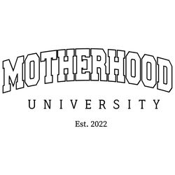 Mother Hood University Svg, Motherhood Svg, Mothers Day Svg
