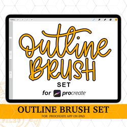 Outline Brush Set for Procreate