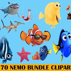170 nemo dory clipart, nemo dory png, disney nemo dory bundle png, disney png digital download