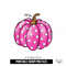 Dots pattern Pink Pumpkin Sublimation Design.png