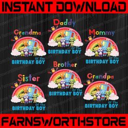 personalized word party birthday boy png, family birthday png, mommy, daddy, custom name birthday boy png printable