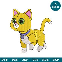 Cute Baby Cat Machine Embroidery Design, Kitty Embroidery Design File 5 Sizes, Cat Embroidery Pattern - Instant Download