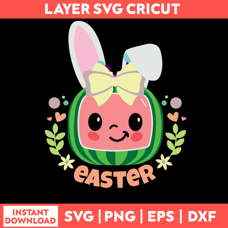 Cocomelon Easter Svg, Cocomelon Svg, Png Dxf Eps File.jpg