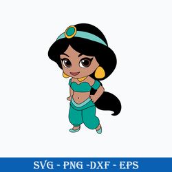 baby jasmine svg, disney aladdin jasmine svg, jassmine svg, disney princess svg, png dxf eps digital file