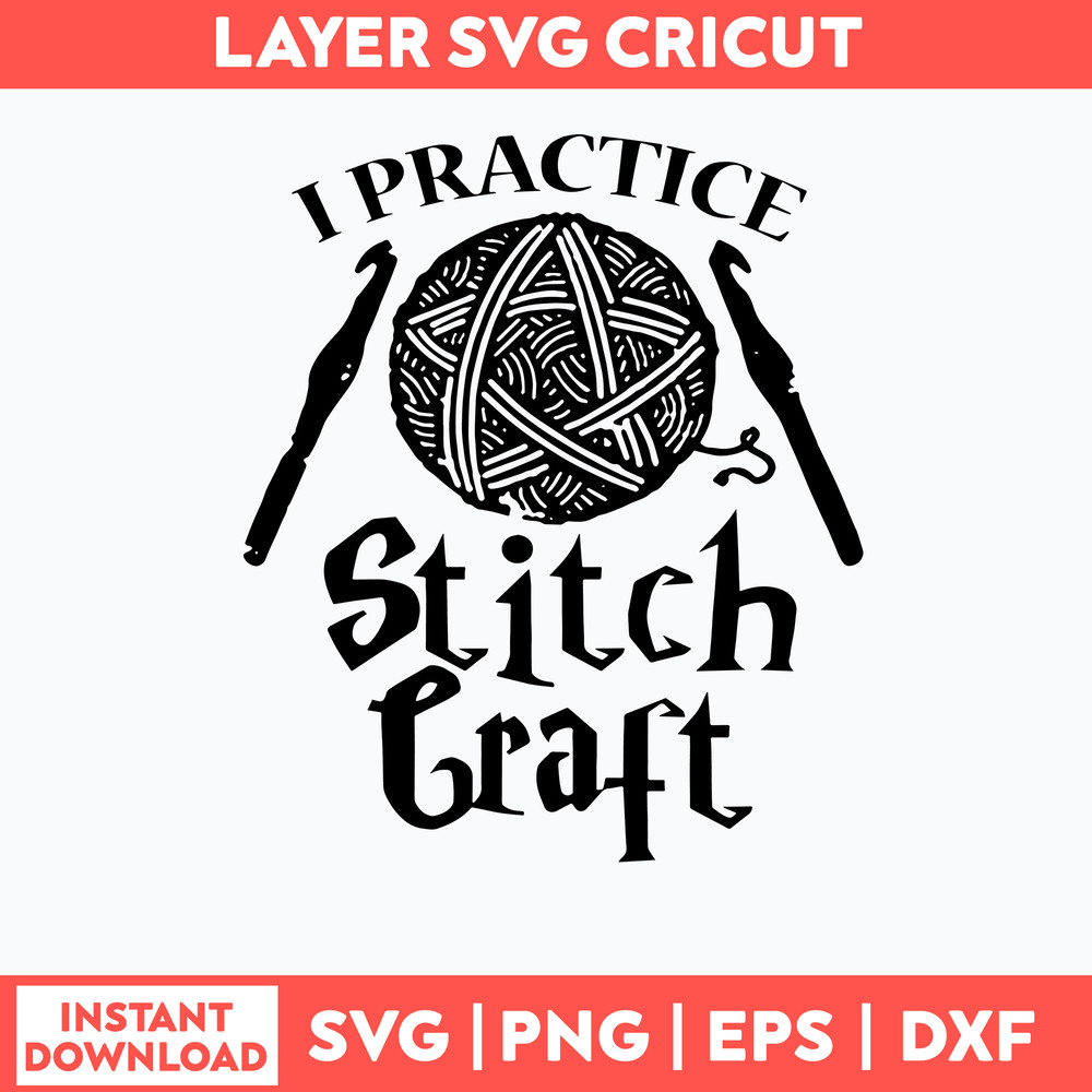 Crochet I practice Stitch Craft Svg, Crochet Grandma Svg, Png Dxf Eps File.jpg