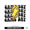 Stacked Softball Bolt Game Day Sublimation PNG Design.png