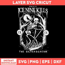 design ices art nine kill svg, skeleton svg, png dxf eps file