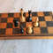 big soviet wooden chess set oredezh 1970 vintage