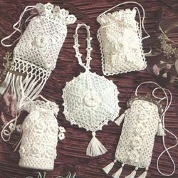 Digital | Graceful purses for proms and weddings | Crochet Cotton Designs | Crochet pattern | PDF