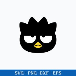 badtz maru face svg, sanrio svg, cartoon svg, png dxf eps digital file