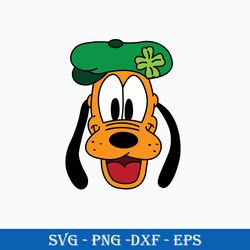 saint patrick pluto svg, st patrick's day svg, pluto svg, disney svg, png dxf eps digital file