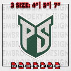 Portland State Vikings Embroidery files, NCAA D1 teams Embroidery Designs, Portland State, Machine Embroidery Pattern