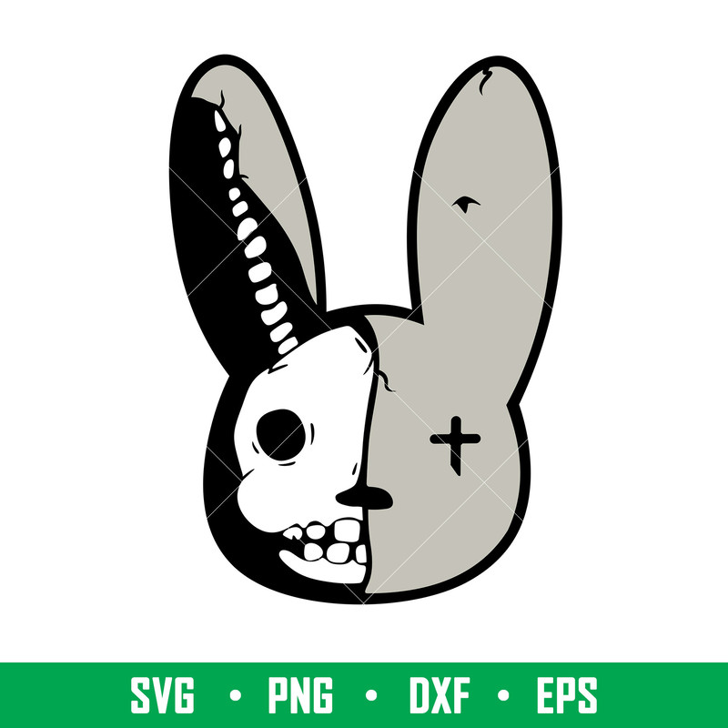 Bad Bunny 4, Bad Bunny Svg, Yo Perreo Sola Svg, Bad bunny logo Svg, El Conejo Malo Svg,png, dxf, eps file.jpeg