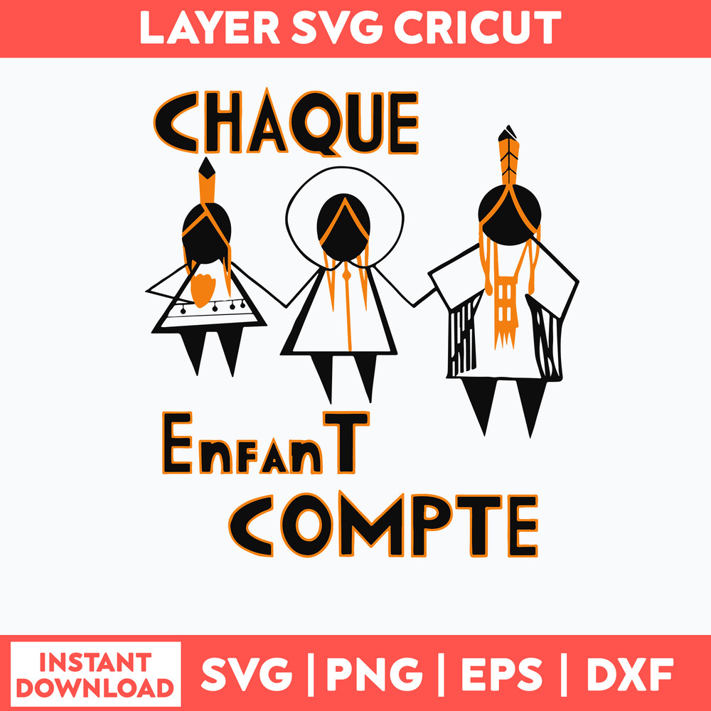 Every Child Matters Chaque Enfant Compte Svg, Children Svg, Png Dxf Eps FIle.jpg