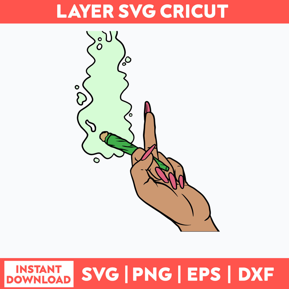 Female Hands Middle Finger Svg, Funny Svg, Png Dxf Eps File.jpg