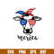 Merica Heifer Cow, Merica Heifer Cow Svg, 4th of July Svg, Patriotic Svg, Independence Day Svg, USA Svg, png,dxff,eps file.jpg