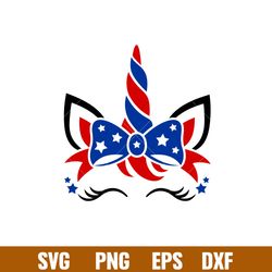 mericorn, mericorn svg, 4th of july svg, patriotic svg, independence day svg, usa svg, png,dxf,eps file