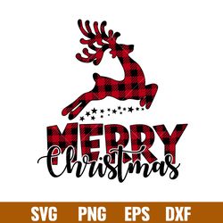 merry christmas buffalo deer, merry christmas buffalo deer svg, merry christmas svg, reindeer svg, png,dxf,eps file