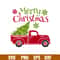 Merry Christmas Red Truck, Merry Christmas Red Truck Back Svg, Merry Christmas Svg, Red vintage Truck Svg, Christmas Svg, png,eps,dxf, file.jpg