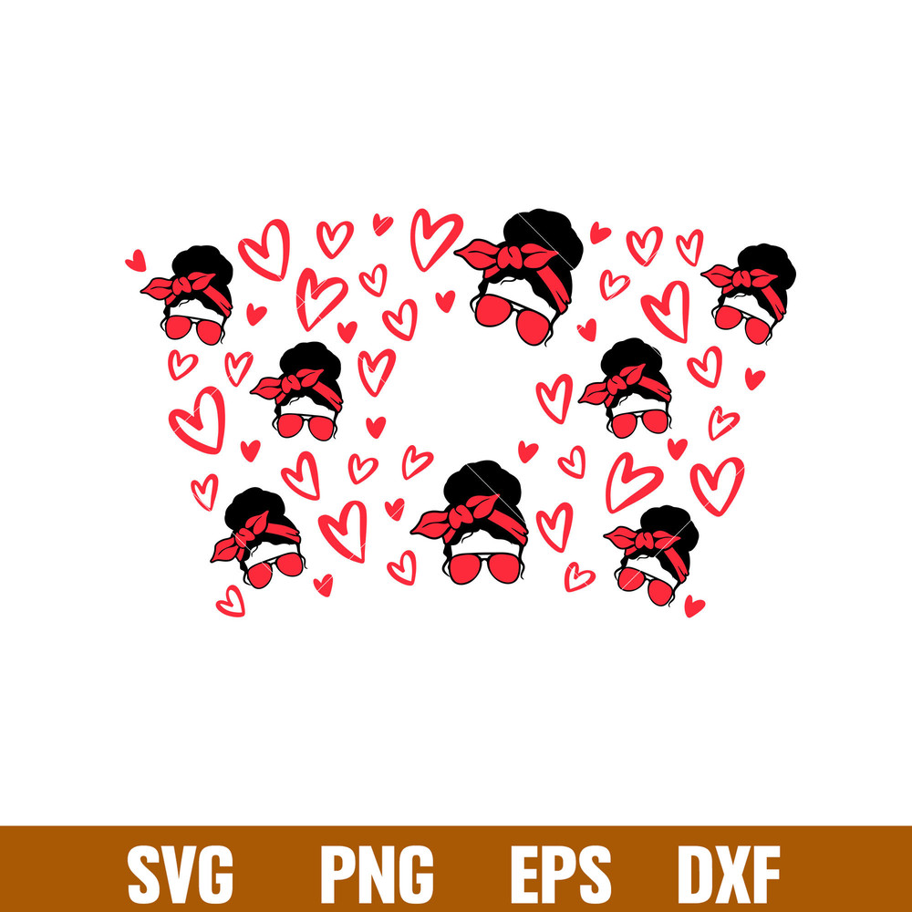 Messy Bun And Getting Shit Done 1, Messy Bun And Getting Shit Done Full Wrap Svg, Starbucks Svg, Coffee Ring Svg, Cold Cup Svg, png,dxf,eps file.jpg