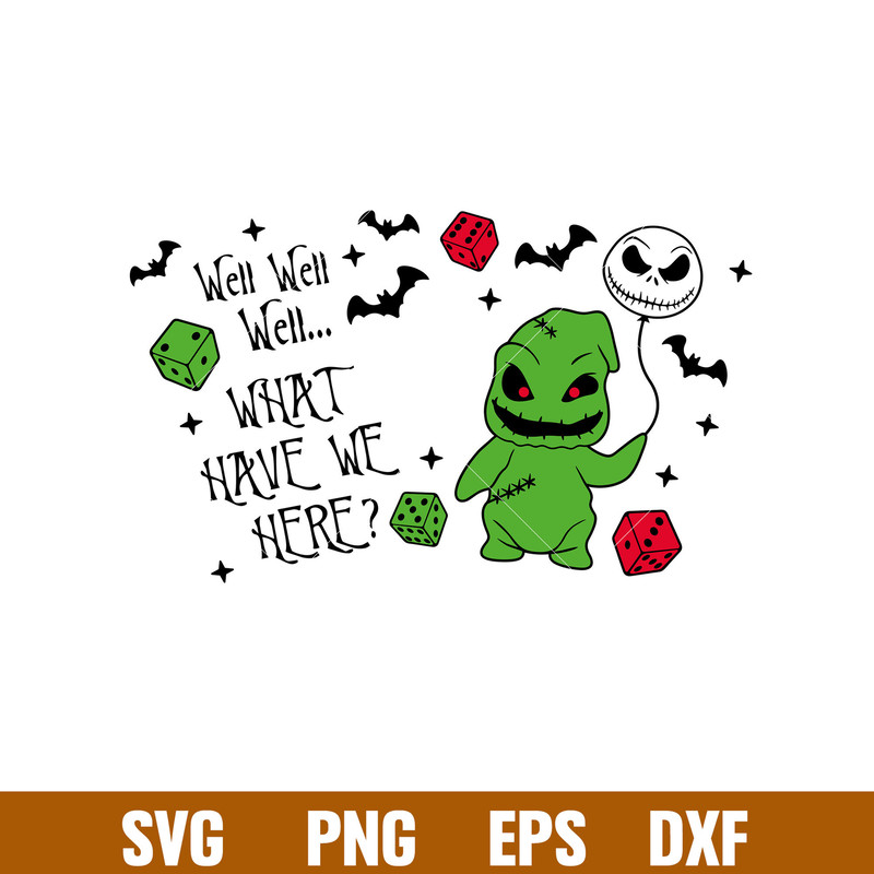 Oogie Boogie Full Wrap, Oogie Boogie Starbucks Full Wrap Svg, Halloween Svg, Spooky Season Svg, Trick or Treat Svg, png,dxf,eps file.jpg